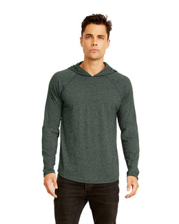 Next Level Unisex Mock Twist Raglan Hoody 2021 | Forest Green - Front