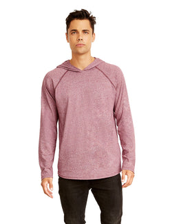 Next Level Unisex Mock Twist Raglan Hoody 2021 | Tech Maroon - Front