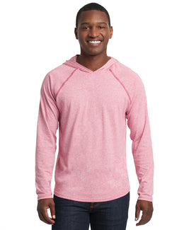Next Level Unisex Mock Twist Raglan Hoody 2021 | Tech Pink - Front