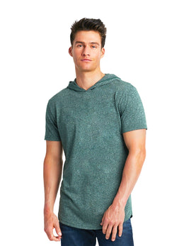 Next Level Apparel Unisex Mock Twist Short Sleeve Hoody T-Shirt