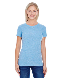 Threadfast Apparel Ladies Triblend Short Sleeve Tee 202A | Royal Triblend - Front