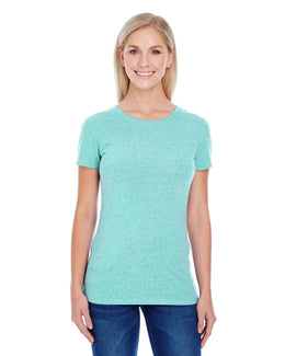 Threadfast Apparel Ladies Triblend Short Sleeve Tee 202A | Mint Triblend - Front