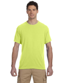 Jerzees 100% Polyester Crewneck T-Shirt 21M | Safety Green - Front