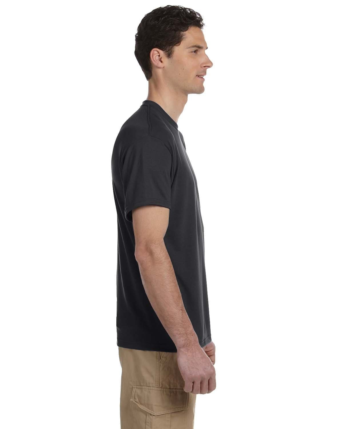 Jerzees Men's Heavyweight Short Sleeve T-Shirt - 50/50 Cotton Polyester Crewneck