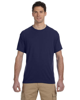 Jerzees 100% Polyester Crewneck T-Shirt 21M | J Navy - Front
