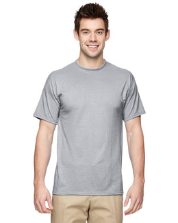 Jerzees 100% Polyester Crewneck T-Shirt 21M | Silver - Front