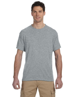 Jerzees 100% Polyester Crewneck T-Shirt 21M | Athletic Heather - Front