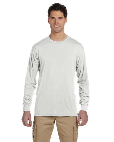 Jerzees 100% Polyester Long Sleeve T-Shirt 21ML | White - Front