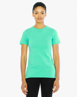 American Apparel Ladies Classic T-Shirt 23215W | Mint - Front