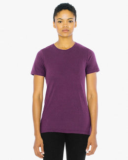 American Apparel Ladies Classic T-Shirt 23215W | Eggplant - Front