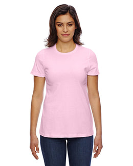 American Apparel Ladies Classic T-Shirt 23215W | Pink - Front