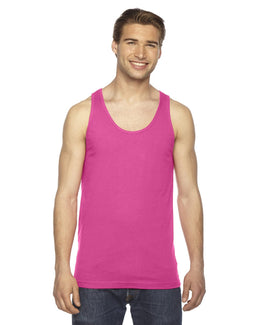 American Apparel Unisex Fine Jersey Tank 2408W | Fuchsia - Front