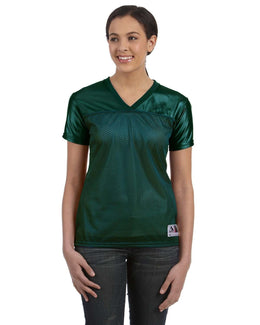 Augusta Ladies Junior Fit Replica Football T-Shirt 250 | Dark Green - Front