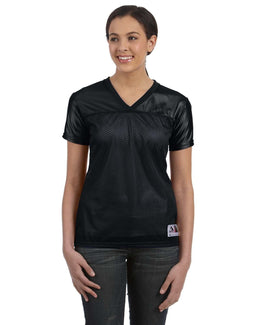Augusta Ladies Junior Fit Replica Football T-Shirt 250 | Black - Front