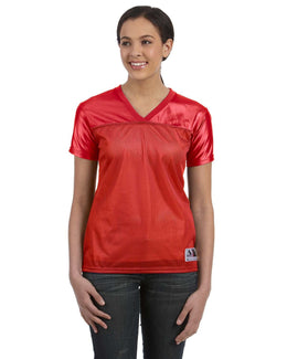 Augusta Ladies Junior Fit Replica Football T-Shirt 250 | Red - Front