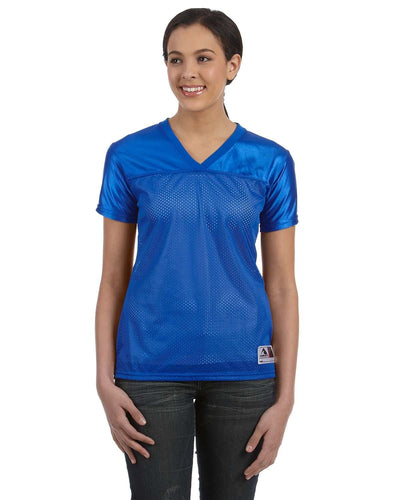 Augusta Ladies Junior Fit Replica Football T-Shirt 250 | Royal - Front