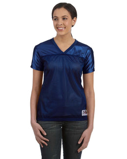 Augusta Ladies Junior Fit Replica Football T-Shirt 250 | Navy - Front