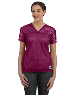 Augusta Ladies Junior Fit Replica Football T-Shirt 250 | Maroon - Front