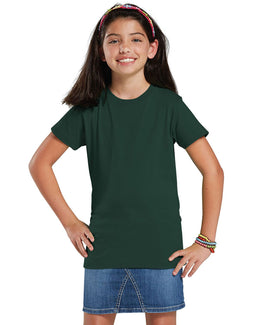 LAT Girls Fine Jersey T-Shirt 2616 | Forest - Front
