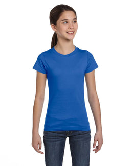 LAT Girls Fine Jersey T-Shirt 2616 | Royal - Front