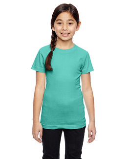 LAT Girls Fine Jersey T-Shirt 2616 | Caribbean - Front