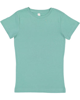 LAT Girls Fine Jersey T-Shirt 2616 | Saltwater - Front
