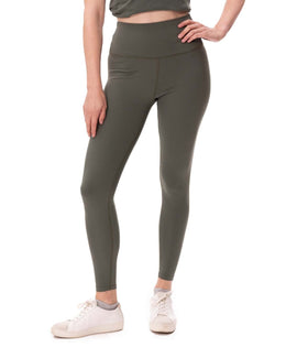 Threadfast Apparel Ladies Impact Leggings 280L | Army - Front