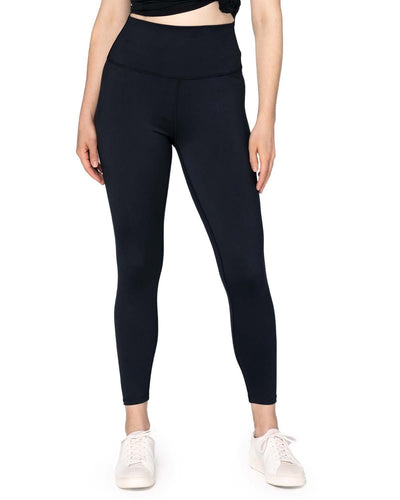 Threadfast Apparel Ladies Impact Leggings 280L | Black - Front