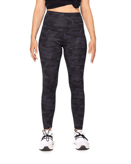 Threadfast Apparel Ladies Impact Leggings 280L | Dark Camo - Front