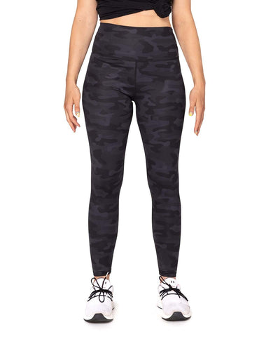 Threadfast Apparel Ladies Impact Leggings 280L | Dark Camo - Front