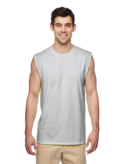 Jerzees Dri-POWER Sleeveless Shooter T-Shirt 29SR | Ash - Front