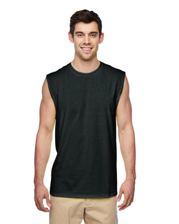 Jerzees Dri-POWER Sleeveless Shooter T-Shirt 29SR | Black - Front