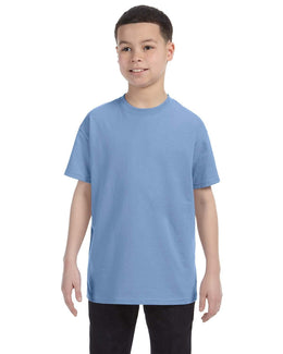 Jerzees Youth Heavyweight 50/50 T-Shirt 29B | Light Blue - Front