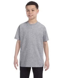 Jerzees Youth Heavyweight 50/50 T-Shirt 29B | Oxford - Front