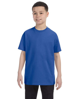 Jerzees Youth Heavyweight 50/50 T-Shirt 29B | Royal - Front