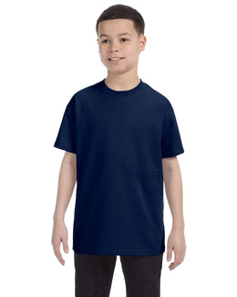 Jerzees Youth Heavyweight 50/50 T-Shirt 29B | J Navy - Front