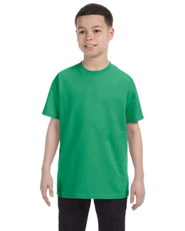 Jerzees Youth Heavyweight 50/50 T-Shirt 29B | Kelly - Front