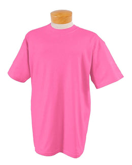 Jerzees Youth Heavyweight 50/50 T-Shirt 29B | Azalea - Front