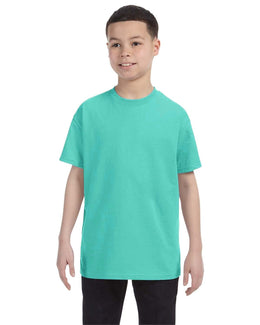 Jerzees Youth Heavyweight 50/50 T-Shirt 29B | Cool Mint - Front
