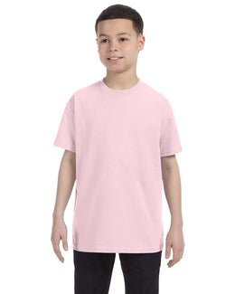 Jerzees Youth Heavyweight 50/50 T-Shirt 29B | Classic Pink - Front
