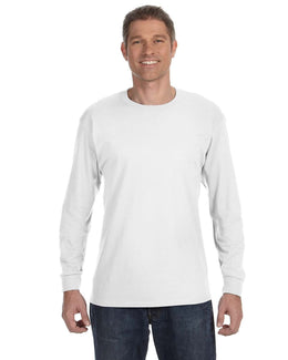 Jerzees DRI-POWER ACTIVE Long Sleeve T-Shirt 29L | White - Front