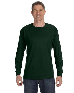 Jerzees DRI-POWER ACTIVE Long Sleeve T-Shirt 29L | Forest Green - Front