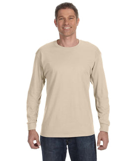 Jerzees DRI-POWER ACTIVE Long Sleeve T-Shirt 29L | Sandstone - Front