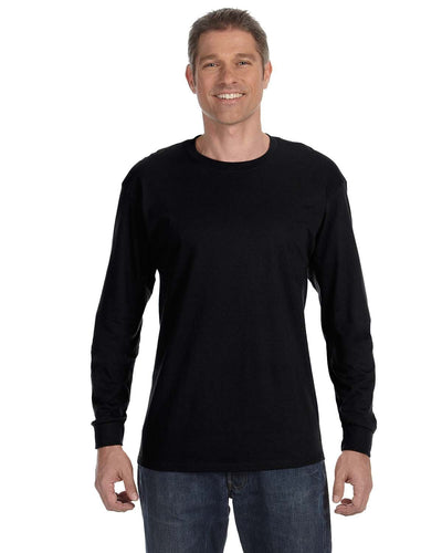 Jerzees DRI-POWER ACTIVE Long Sleeve T-Shirt 29L | Black - Front