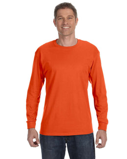 Jerzees DRI-POWER ACTIVE Long Sleeve T-Shirt 29L | Burnt Orange - Front