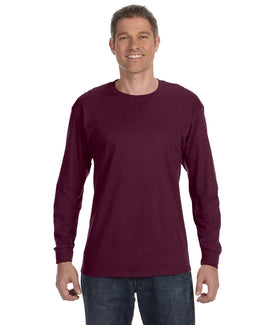 Jerzees DRI-POWER ACTIVE Long Sleeve T-Shirt 29L | Maroon - Front