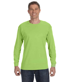 Jerzees DRI-POWER ACTIVE Long Sleeve T-Shirt 29L | Neon Green - Front