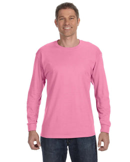 Jerzees DRI-POWER ACTIVE Long Sleeve T-Shirt 29L | Azalea - Front