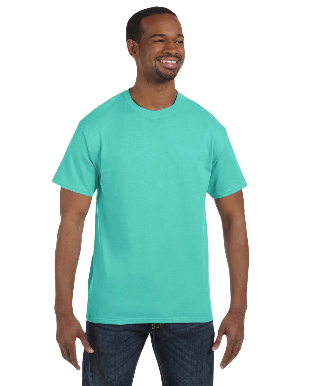 Jerzees Heavyweight 50/50 T-Shirt | Aquatic Blue – CheapesTees
