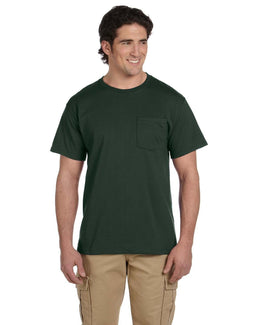 Jerzees 50/50 Pocket T-Shirt 29P | Forest Green - Front